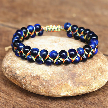 Blue Tigers Eye Courage Bracelet
